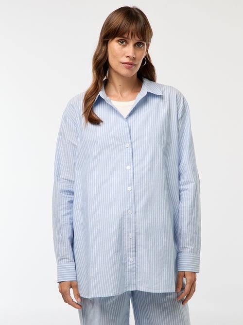 Gestreepte zwangerschapsblouse - Kiabi