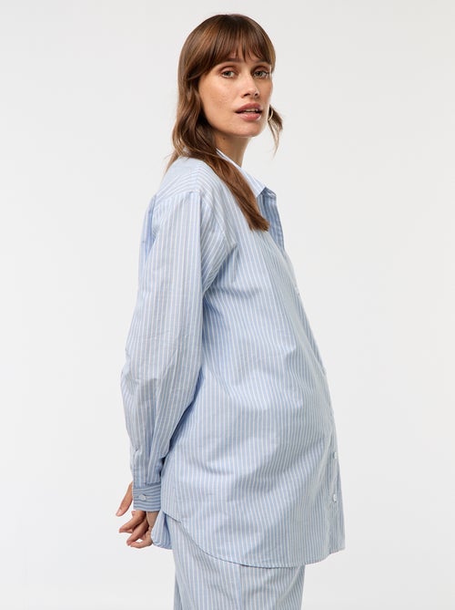 Gestreepte zwangerschapsblouse - Kiabi