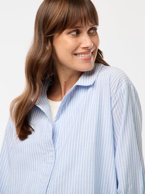 Gestreepte zwangerschapsblouse - Kiabi