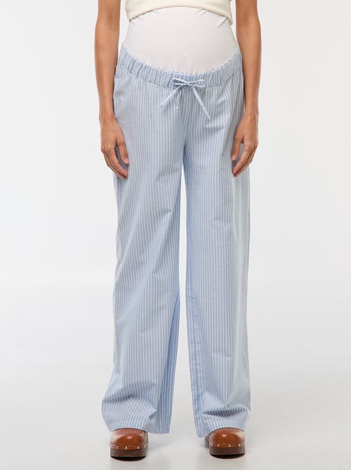 Gestreepte zwangerschapsbroek - Kiabi