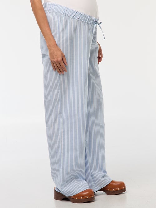 Gestreepte zwangerschapsbroek - Kiabi