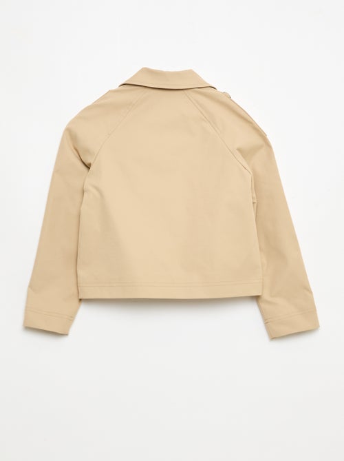 Getailleerde blazer in trenchcoatstijl - Kiabi