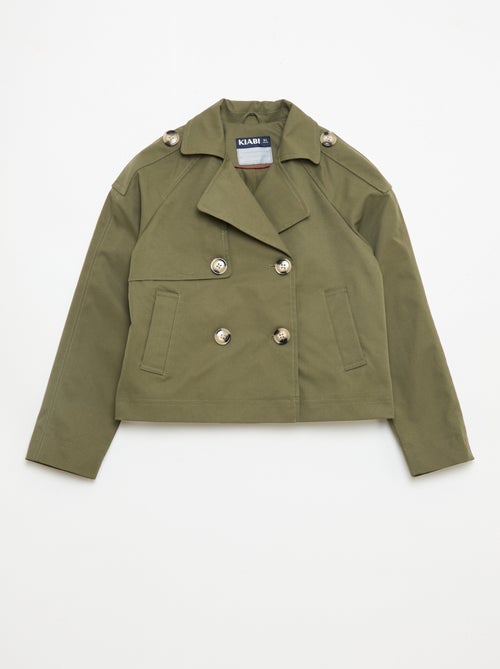 Getailleerde blazer in trenchcoatstijl - Kiabi