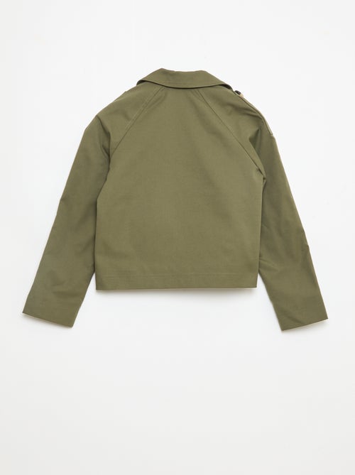 Getailleerde blazer in trenchcoatstijl - Kiabi