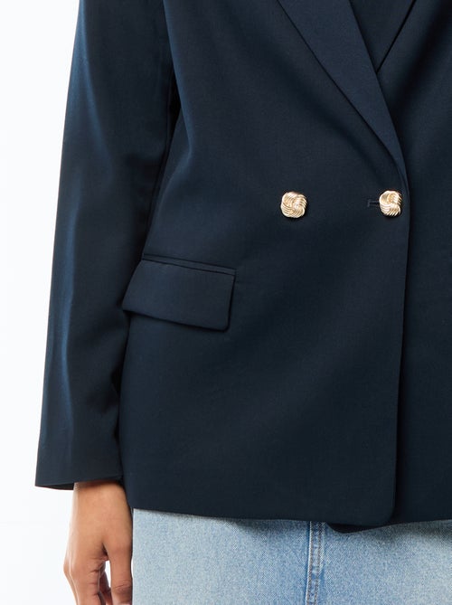 Getailleerde blazer met dubbele knoopsluiting - Kiabi
