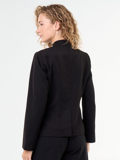 Getailleerde blazer met mandarijnsluiting - Kiabi