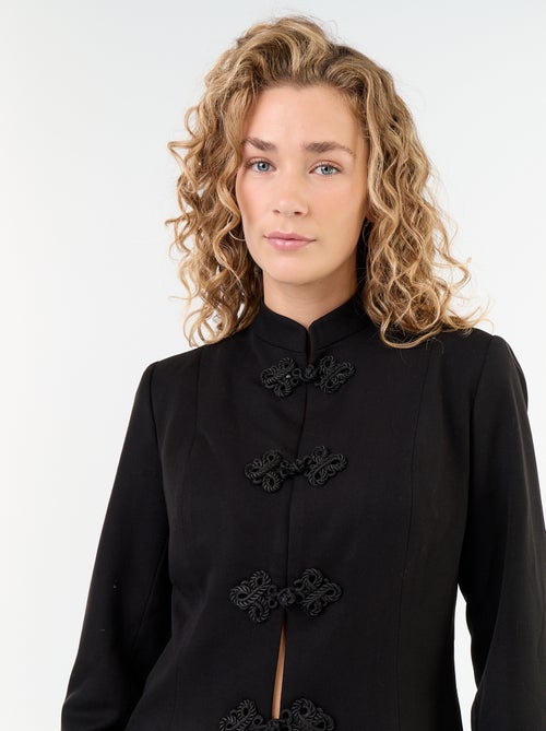 Getailleerde blazer met mandarijnsluiting - Kiabi