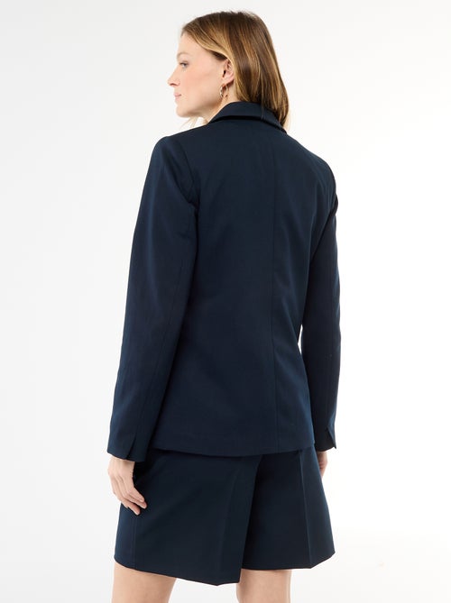 Getailleerde blazer met sjaalkraag - Kiabi