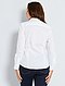     Getailleerde blouse van stretch katoen afbeelding 2
