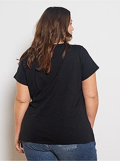 Gevlamd T-shirt 'Ecodesign' - Kiabi