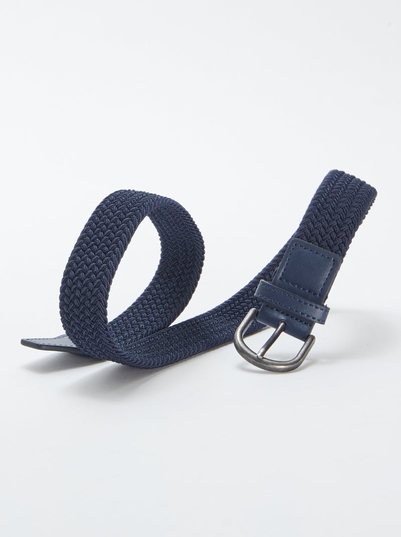 Gevlochten ceintuur Blauw - Kiabi