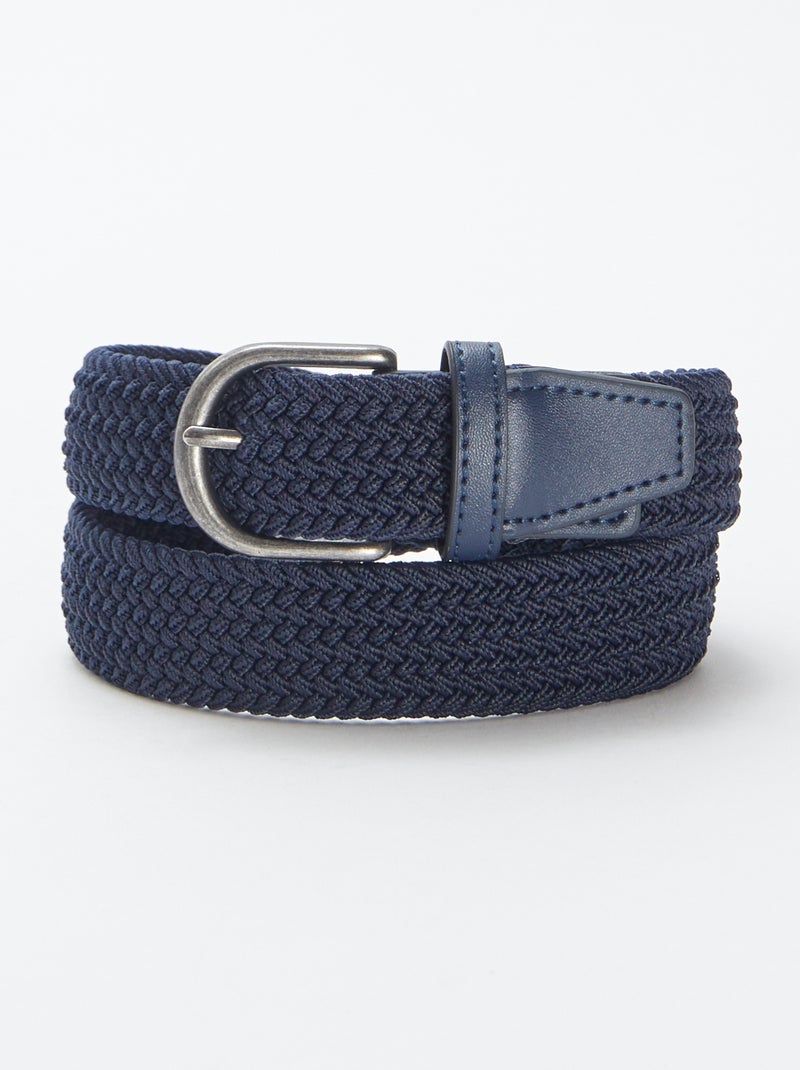 Gevlochten ceintuur Blauw - Kiabi