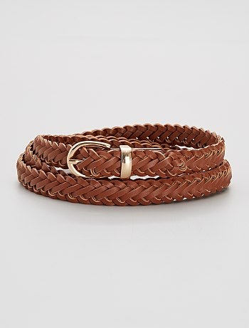 Accessoires Riemen Riemen van imitatieleder Bianca Riem van imitatieleder bruin casual uitstraling Accessoires Riemen Riemen van imitatieleder Bianca Riem van imitatieleder bruin casual uitstraling