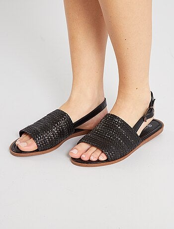 Gevlochten sandalen - Kiabi