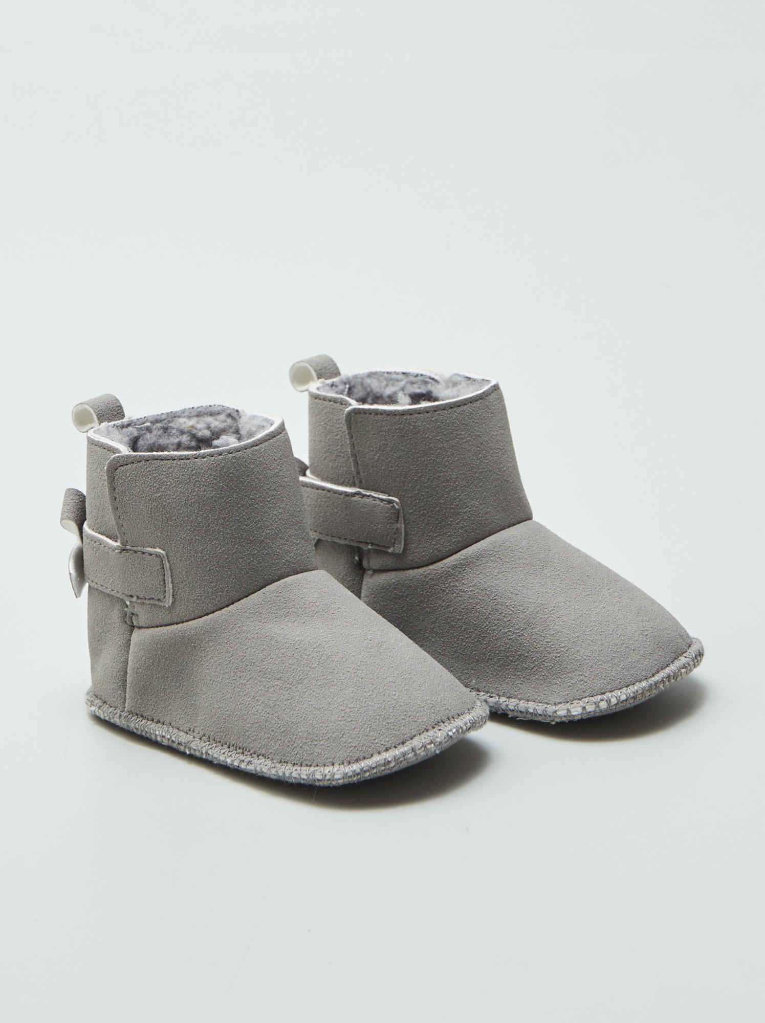 Gevoerde boots - Mijn eerste stapjes - GRIJS - Kiabi - 9.00€
