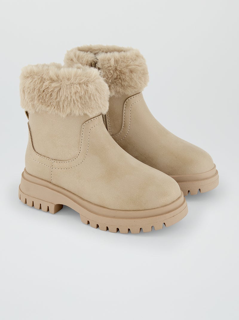 Gevoerde boots BIEGE - Kiabi