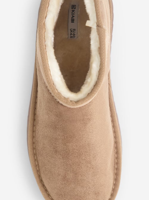 Gevoerde boots met sleehak - Kiabi