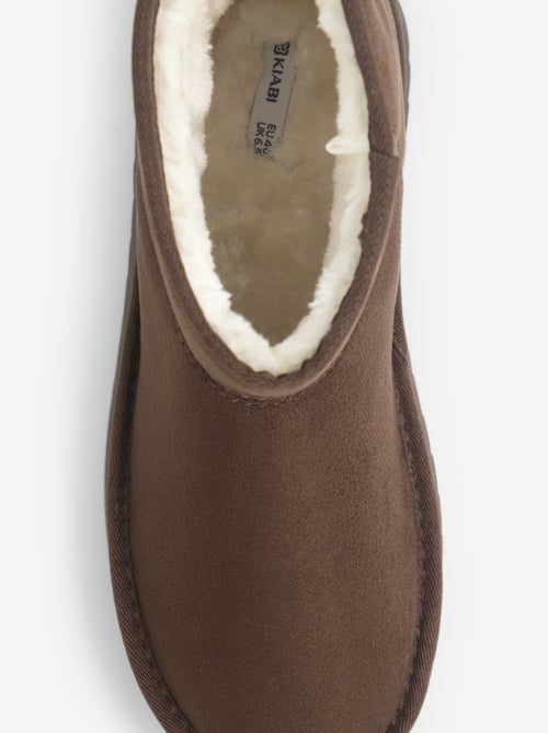 Gevoerde boots met sleehak - Kiabi