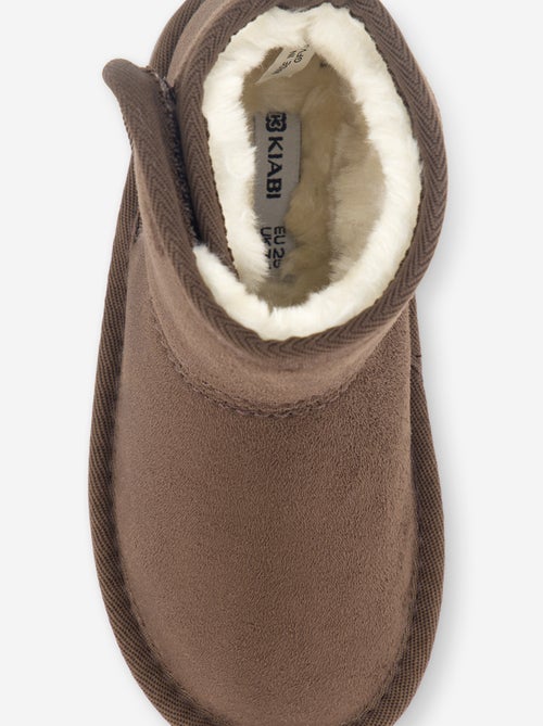 Gevoerde boots van suèdelook - Kiabi