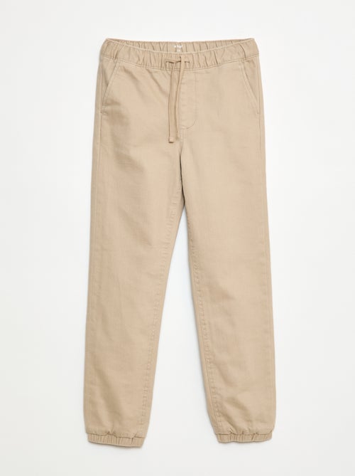 Gevoerde broek in joggingmodel - Kiabi