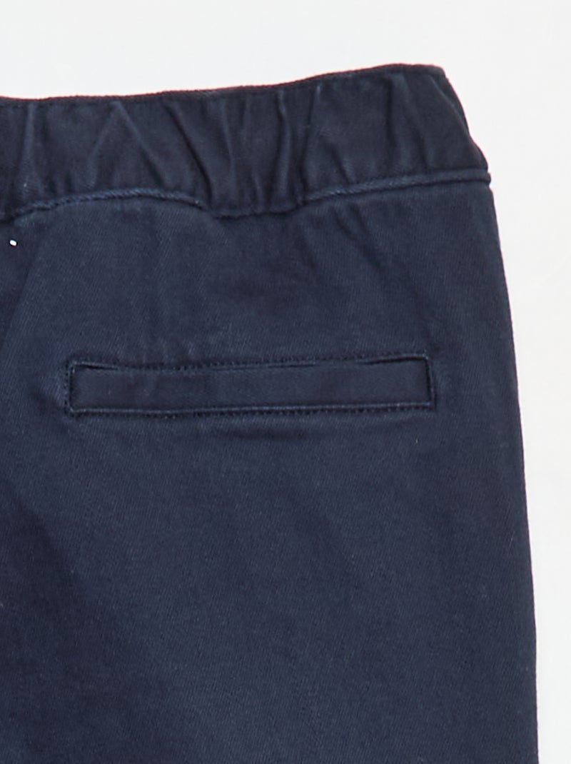 Gevoerde broek in joggingmodel Blauw - Kiabi