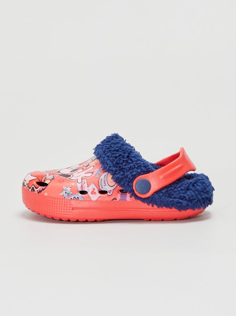 Gevoerde klompen 'Minnie' 'Disney' marineblauw - Kiabi