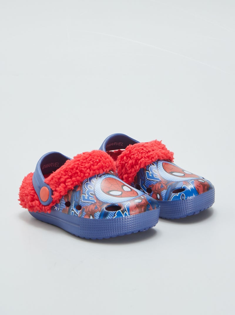 Gevoerde klompjes 'Spider-Man' ROOD - Kiabi
