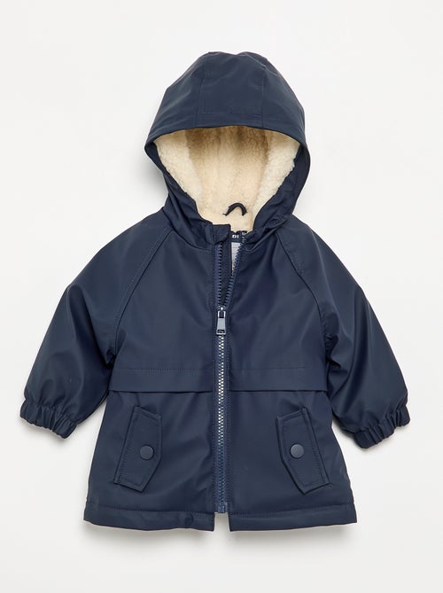Gevoerde parka met capuchon - Kiabi Gevoerde parka met capuchon - Kiabi