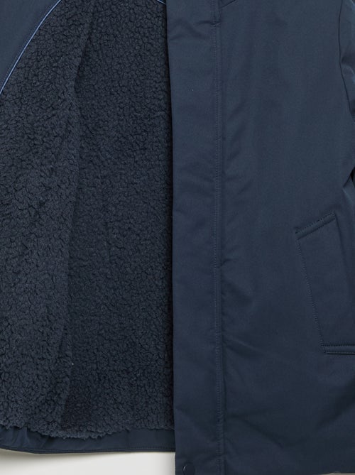 Gevoerde parka met capuchon - Kiabi