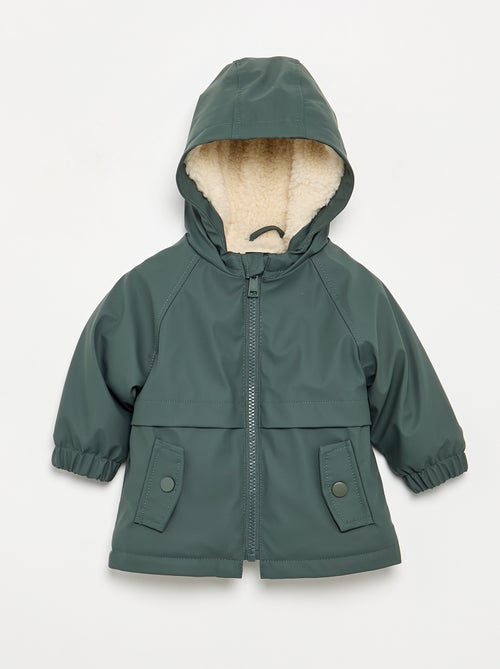 Gevoerde parka met capuchon - Kiabi Gevoerde parka met capuchon - Kiabi