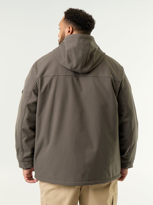 Gevoerde parka met capuchon - Kiabi