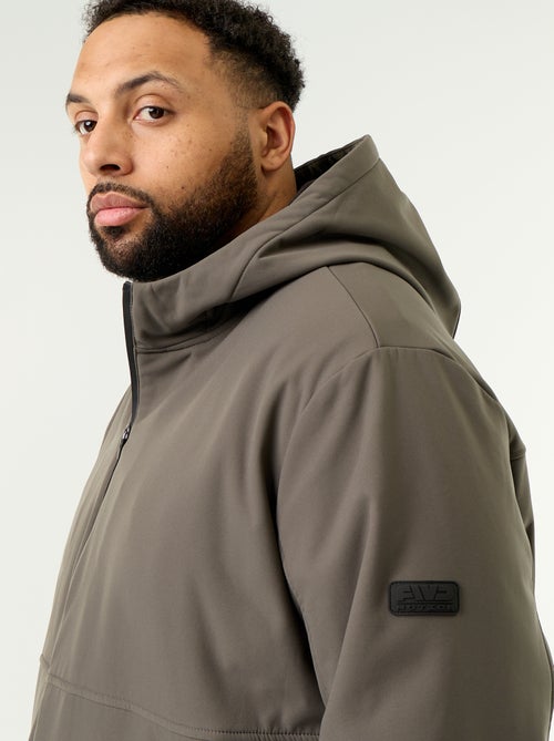 Gevoerde parka met capuchon - Kiabi