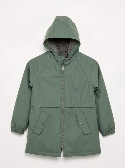 Gevoerde parka met schapenvachteffect - Kiabi Gevoerde parka met schapenvachteffect - Kiabi