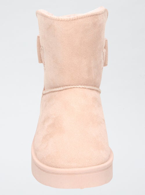 Gevoerde suèdine boots - Kiabi Gevoerde suèdine boots - Kiabi
