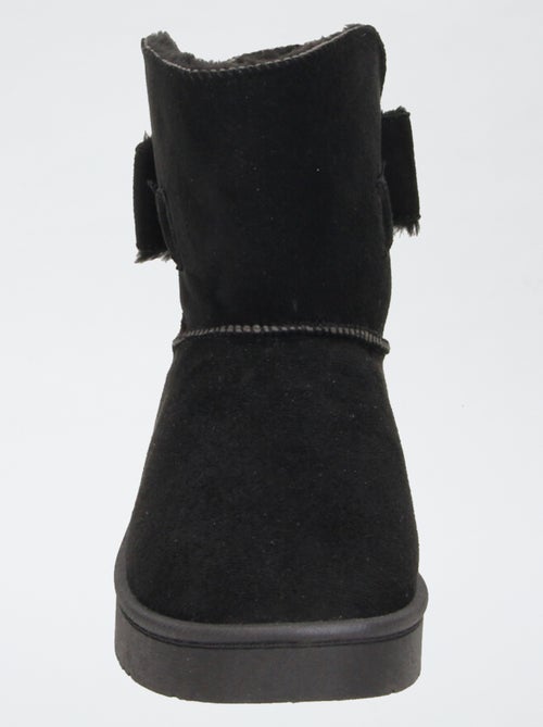 Gevoerde suèdine boots - Kiabi Gevoerde suèdine boots - Kiabi