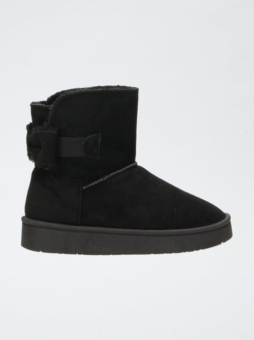 Gevoerde suèdine boots - Kiabi Gevoerde suèdine boots - Kiabi