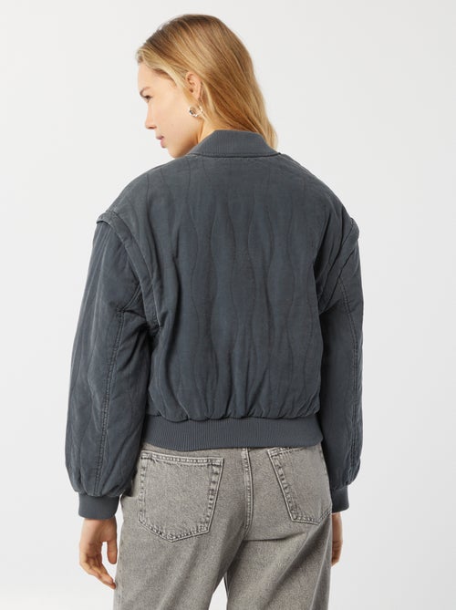 Gewatteerd 2-in-1 jasje met afneembare mouwen - Kiabi