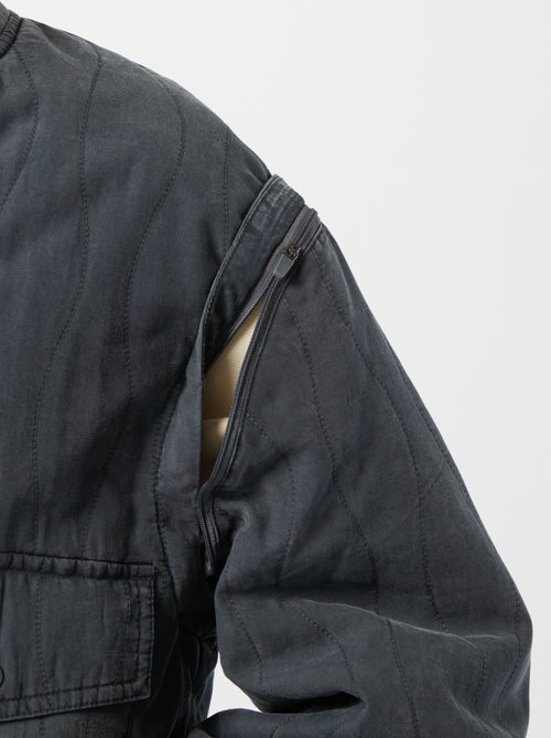 Gewatteerd 2-in-1 jasje met afneembare mouwen - Kiabi