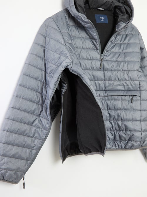 Gewatteerd donsjack met capuchon - Kiabi