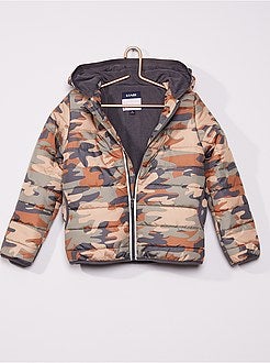 Gewatteerd donsjack met fleecevoering - Kiabi