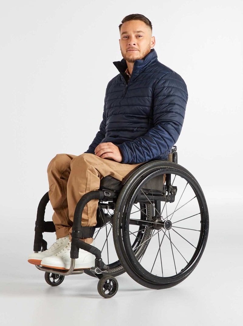 Gewatteerd donsjas - So Easy BLAUW - Kiabi