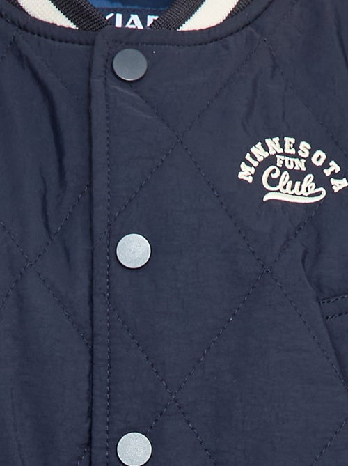 Gewatteerd jack met drukknoopsluiting - Kiabi