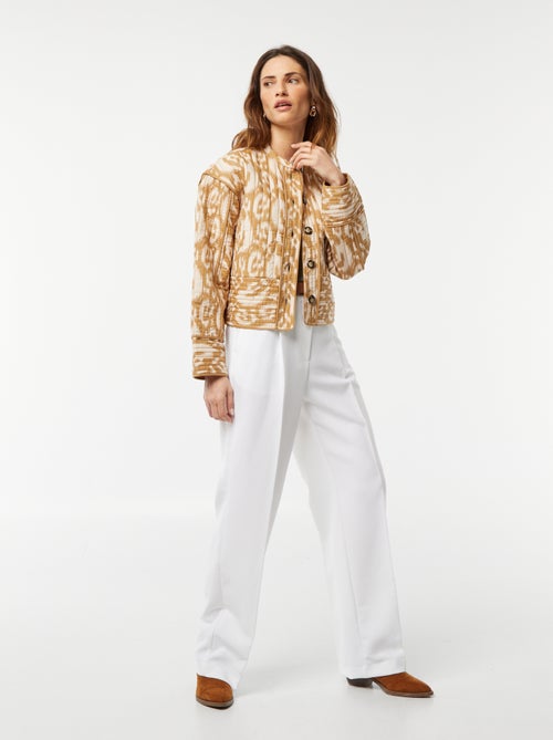 Gewatteerd jasje met print - Kiabi