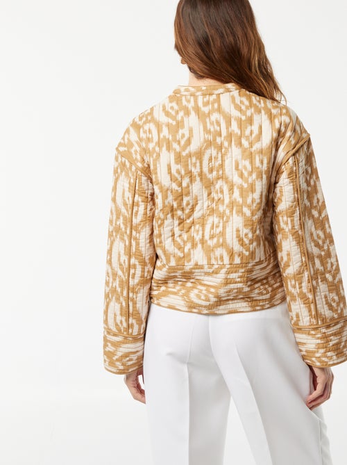 Gewatteerd jasje met print - Kiabi