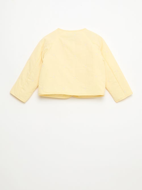 Gewatteerd jasje met ronde hals van waterafstotende stof - Kiabi