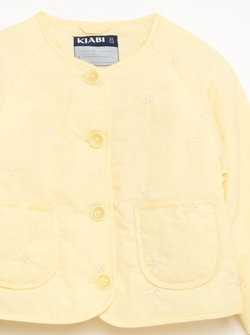 Gewatteerd jasje met ronde hals van waterafstotende stof - Kiabi