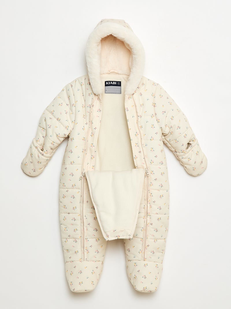 Gewatteerd winterpakje Biege - Kiabi