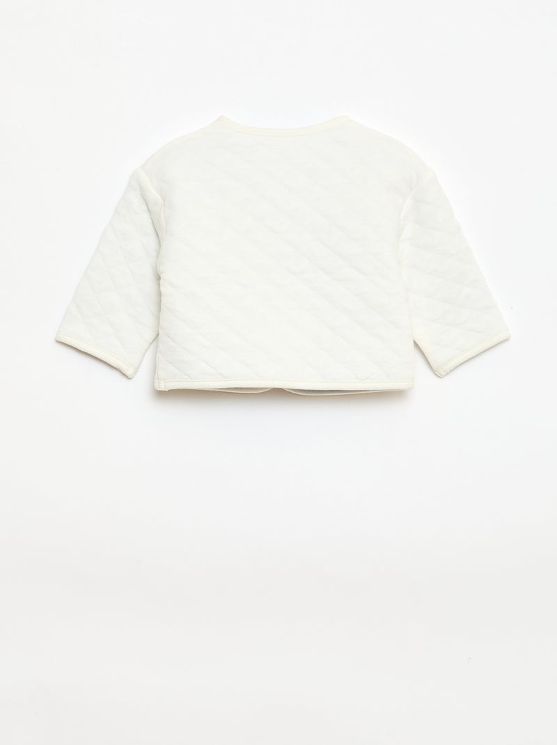 Gewatteerde babyjas Blauw - Kiabi