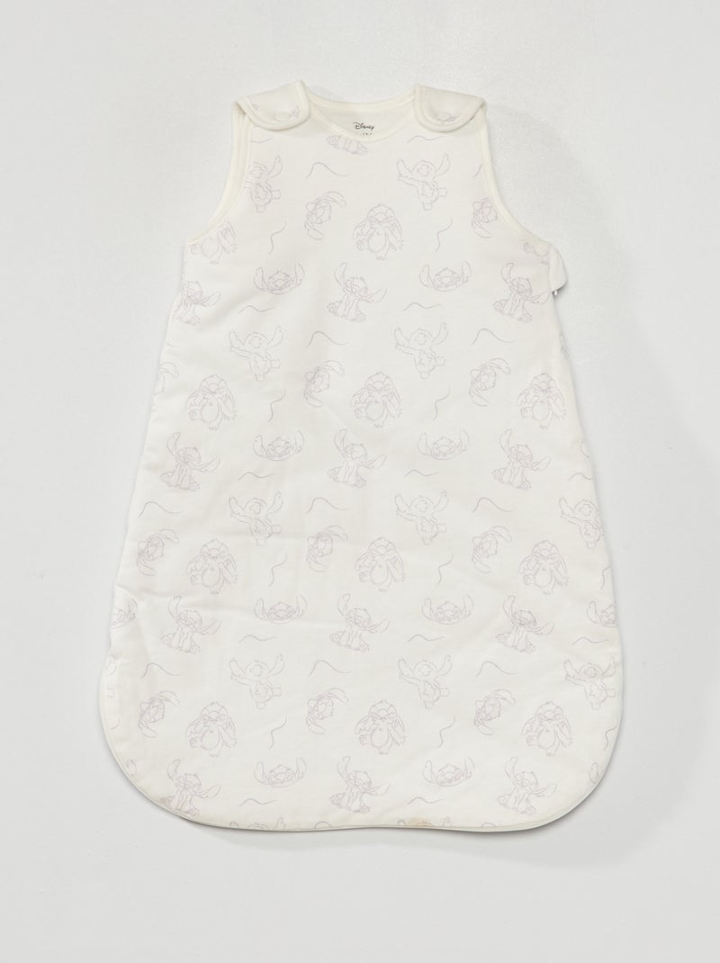 Gewatteerde babyslaapzak met lange mouwen, TOG-waarde 2 WIT - Kiabi