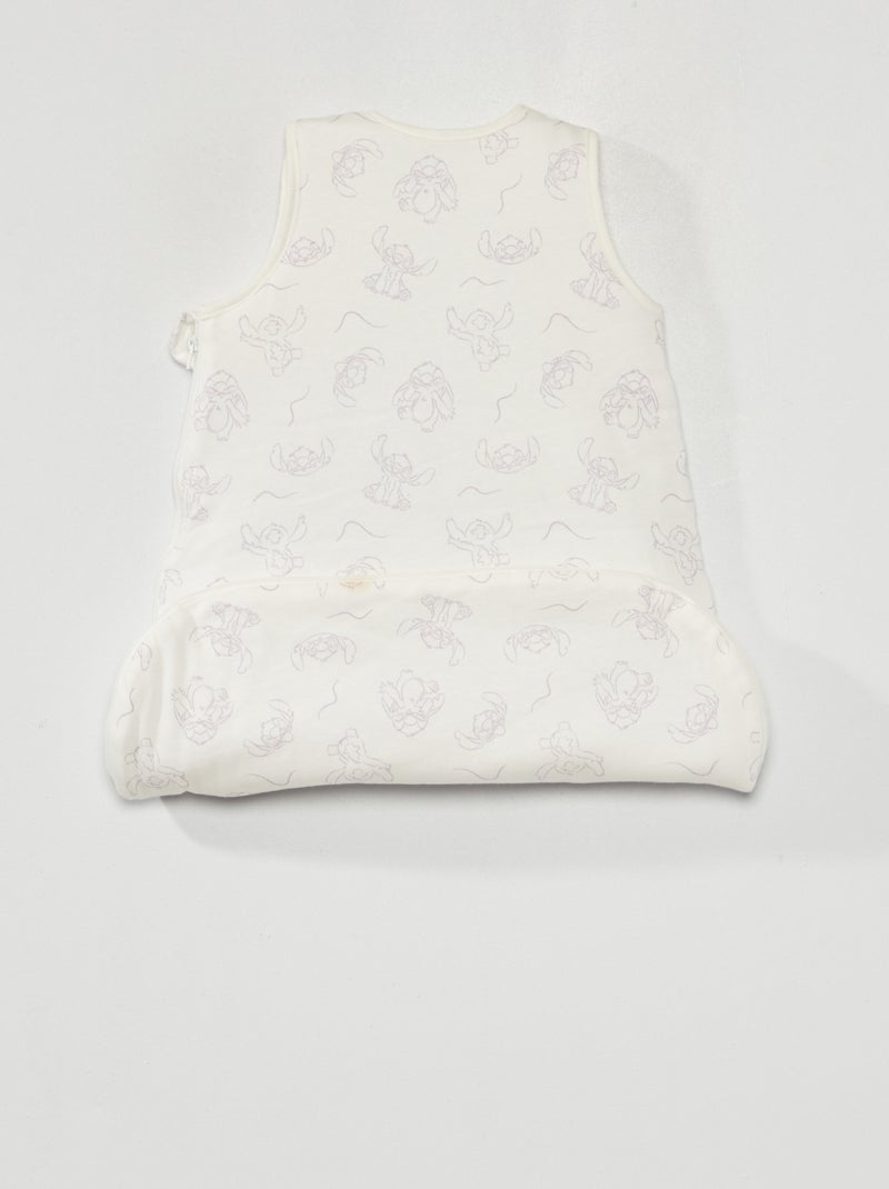 Gewatteerde babyslaapzak met lange mouwen, TOG-waarde 2 WIT - Kiabi